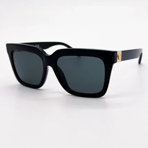 NEW VERSACE SUNGLASSES VE4498 GB1/87 BLACK/GRAY WOMEN EYEWEAR MOD 4498 GB1/87